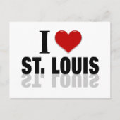 Carte Postale I Love St Louis (Devant)