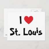 Carte Postale I Love St. Louis (Devant / Derrière)