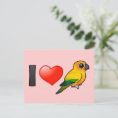 Carte Postale I Love Sun Conures (Debout devant)