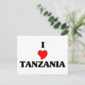 Carte Postale I Love Tanzania (Debout devant)