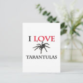 Carte Postale I Love Tarantulas (Debout devant)