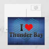 Carte Postale I Love Thunder Bay, Canada (Devant / Derrière)