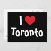 Carte Postale I Love Toronto (Devant / Derrière)