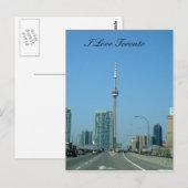 Carte Postale I Love Toronto (Devant / Derrière)
