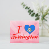 Carte Postale I Love Torrington, Connecticut (Debout devant)