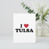 Carte Postale I Love Tulsa Oklahoma (Debout devant)