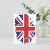 Carte Postale I Love UK Art Print (Debout devant)