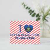 Carte Postale I Love Upper Black Eddy, PA (Debout devant)