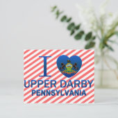 Carte Postale I Love Upper Darby, PA (Debout devant)