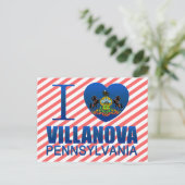 Carte Postale I Love Villanova, PA (Debout devant)