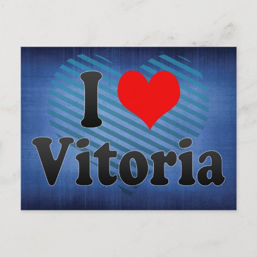 Carte Postale I Love Vitoria, Brésil (Devant)