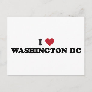 Carte Postale I Love Washington DC