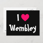 Carte Postale I Love Wembley (Devant / Derrière)