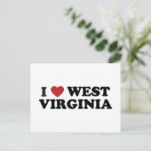 Carte Postale I Love West Virginia (Debout devant)