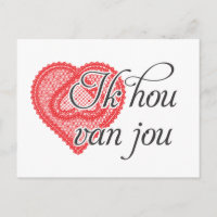 I love you in Dutch - Je t'aime