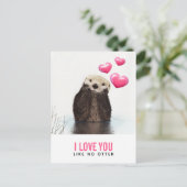 Carte Postale I Love You Like No Otter (Debout devant)