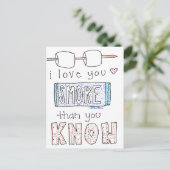 Carte postale I Love You Smore (Debout devant)