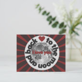 Carte Postale I love you to the moon and back (Debout devant)
