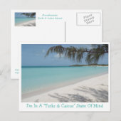 CARTE POSTALE/"I M IN A TURKS & CAICOS" ETAT D'ESP (Devant / Derrière)