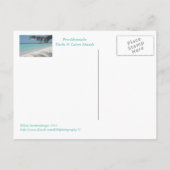 CARTE POSTALE/"I M IN A TURKS & CAICOS" ETAT D'ESP (Dos)