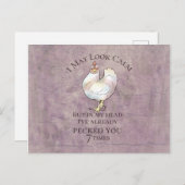 Carte Postale "I May Look Calm" (Devant / Derrière)