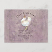 Carte Postale "I May Look Calm" (Devant)