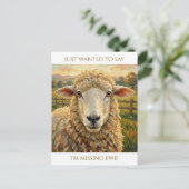 Carte Postale I Miss Ewe | Cute Keeping in Touch (Debout devant)