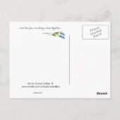 Carte postale I Miss Girl in Blue Chair (Dos)