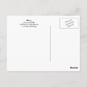 Carte Postale I ♥ Mona ! (Dos)