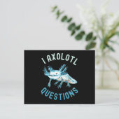 Carte Postale I Questions Axolotl, Mignolette Axolotl (Debout devant)
