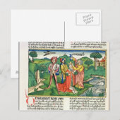 Carte Postale I Samuel 10 Le couronnement et l'annotation de Saü (Devant / Derrière)