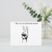Carte Postale I so my own prostate exams (Debout devant)