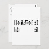 Carte Postale I Survived a Heart Attack (Scoreboard) (Devant / Derrière)