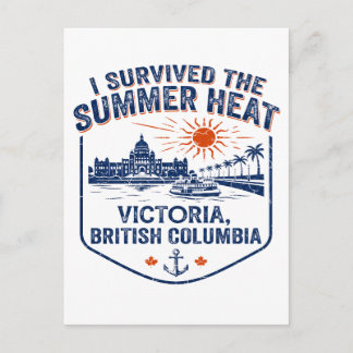 Carte Postale I Survived Summer Heat Victoria BC