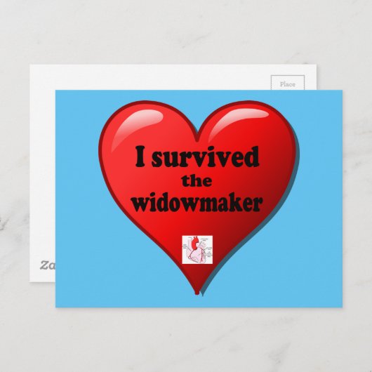 Carte Postale I Survived the widowmaker (Devant / Derrière)