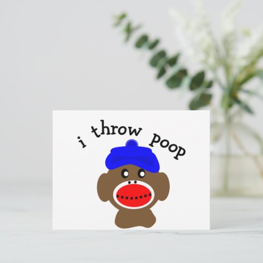 CARTE POSTALE "I THROPOOP" (Debout devant)