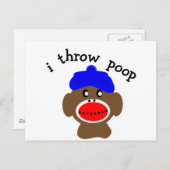 CARTE POSTALE "I THROPOOP" (Devant / Derrière)