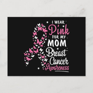 Carte Postale I Wear Pink for My Mama Breast Cancer Awareness Be