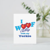 Carte Postale I Woof Yorkie (Debout devant)