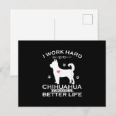 Carte Postale I Work Hard So (Devant / Derrière)