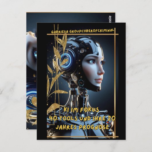 CARTE POSTALE IA (Devant / Derrière)