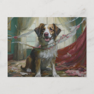 Carte Postale IA Dog Mess