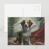Carte Postale IA Dog Mess (Devant / Derrière)