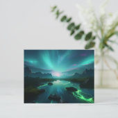 Carte Postale IA Neon Lanscape (Debout devant)
