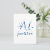Carte Postale IA-Positive Text Art (Debout devant)