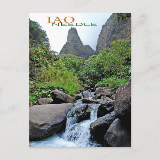 CARTE POSTALE IAO NEEDLE (Devant)