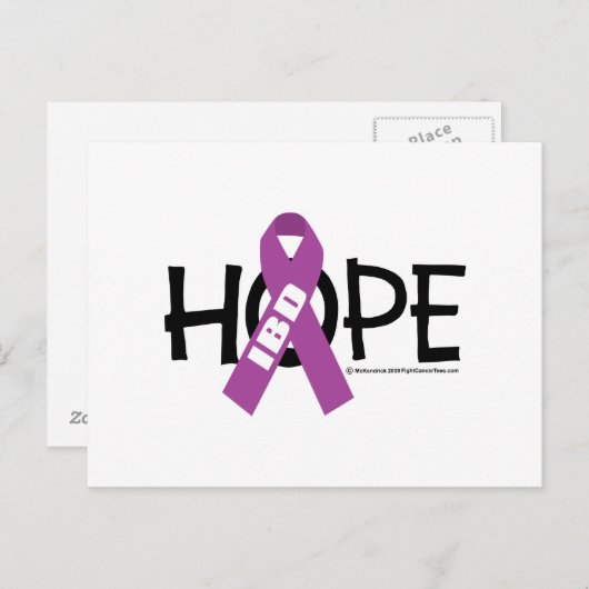 Carte Postale IBD Hope (Devant / Derrière)