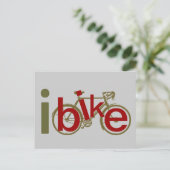 Carte Postale ibike ~ vélo d'amour (Debout devant)