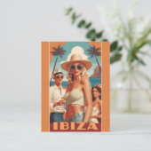 Carte Postale Ibiza, Espagne Affiche de voyage (Debout devant)