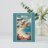 Carte Postale Ibiza, Espagne Affiche de voyage (Debout devant)